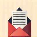 Email icon and a person typing on a laptop, symbolizing email support.