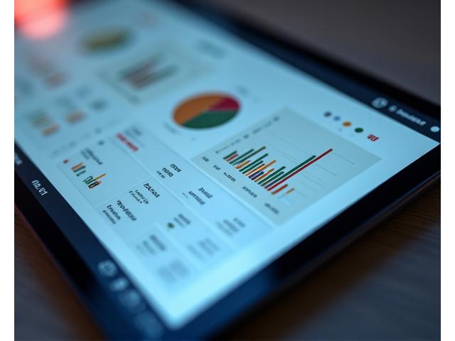 A sleek digital dashboard displaying various health metrics, charts, and progress graphs for metabolic health.